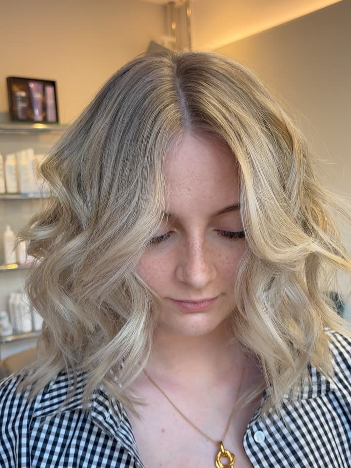 Colour by Kimmy with cut and blow dry by Tabby, from the Clay Instagram feed